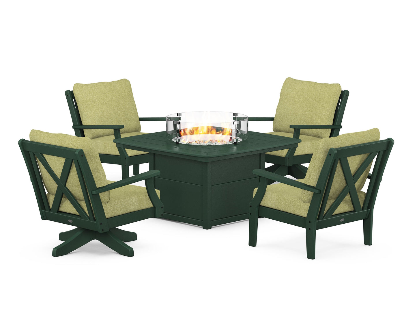 Braxton 5-Piece Deep Seating Set with Fire Table