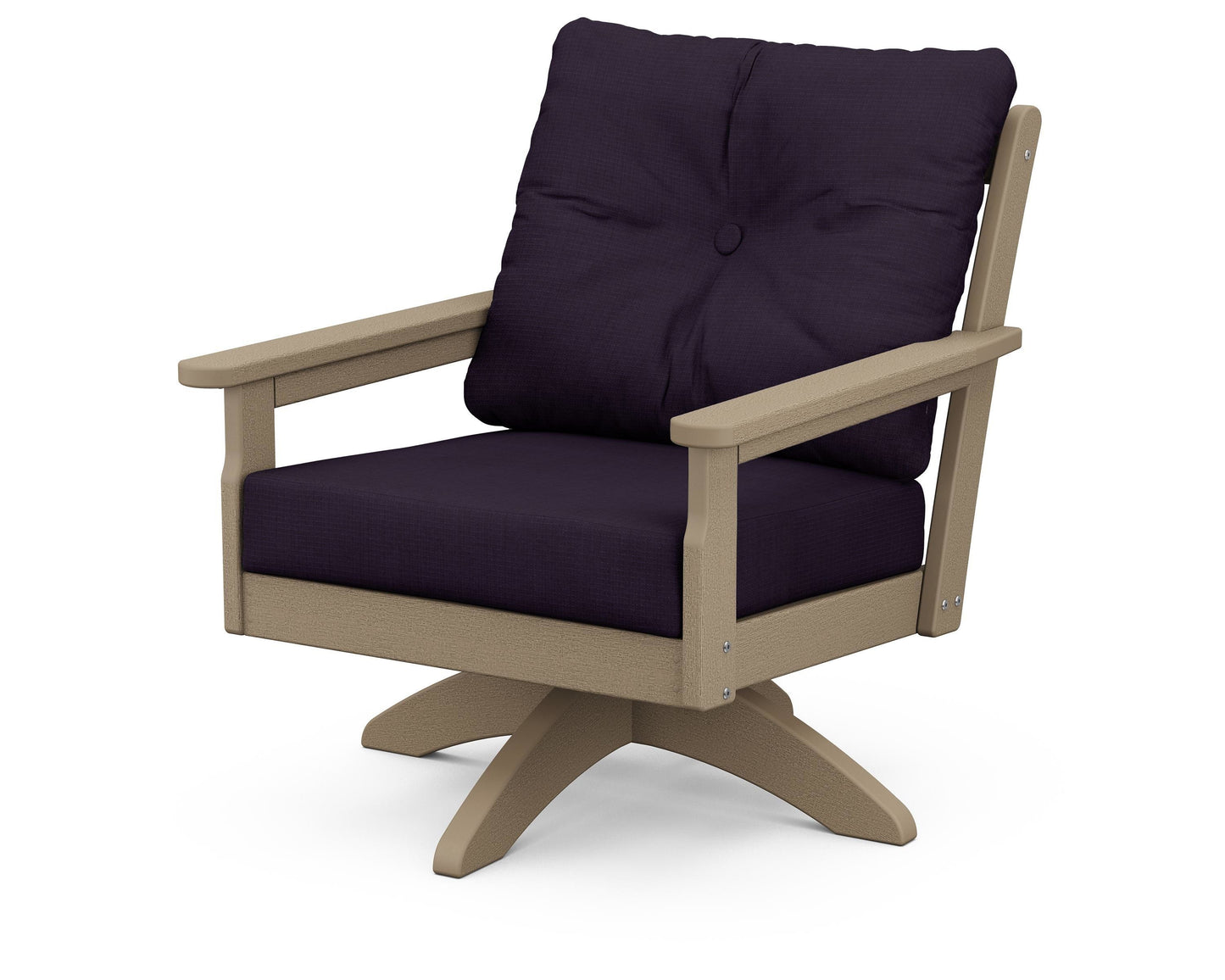Vineyard Deep Seating Swivel Chair