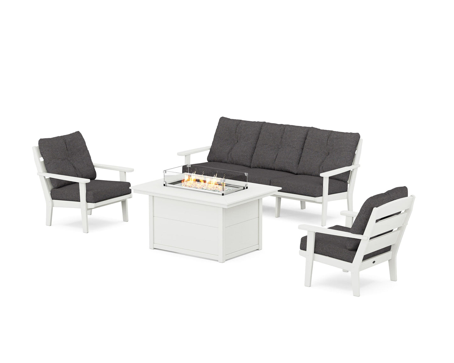 Lakeside Deep Seating Fire Pit Table Set