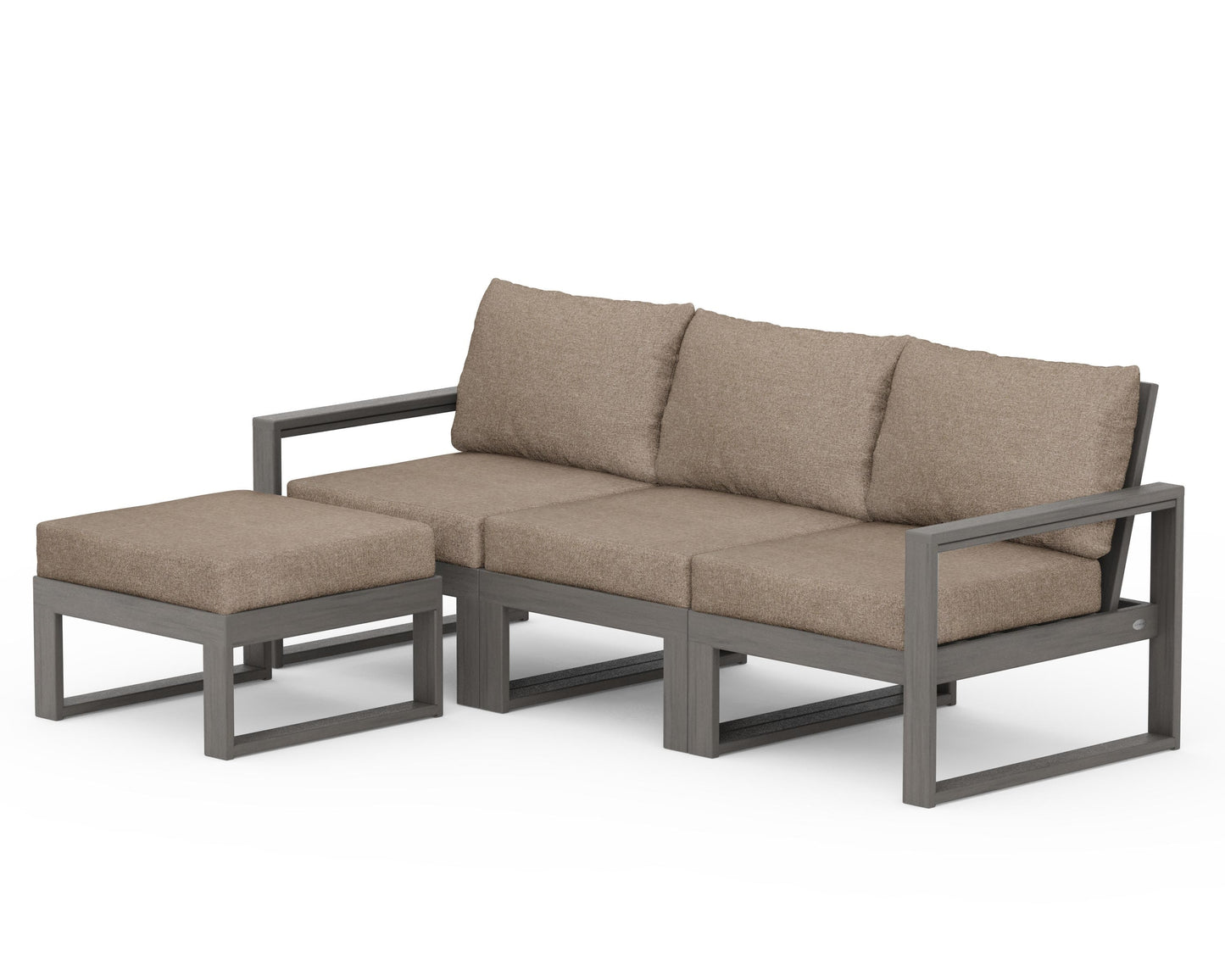 EDGE 4-Piece Modular Deep Seating Set with Ottoman