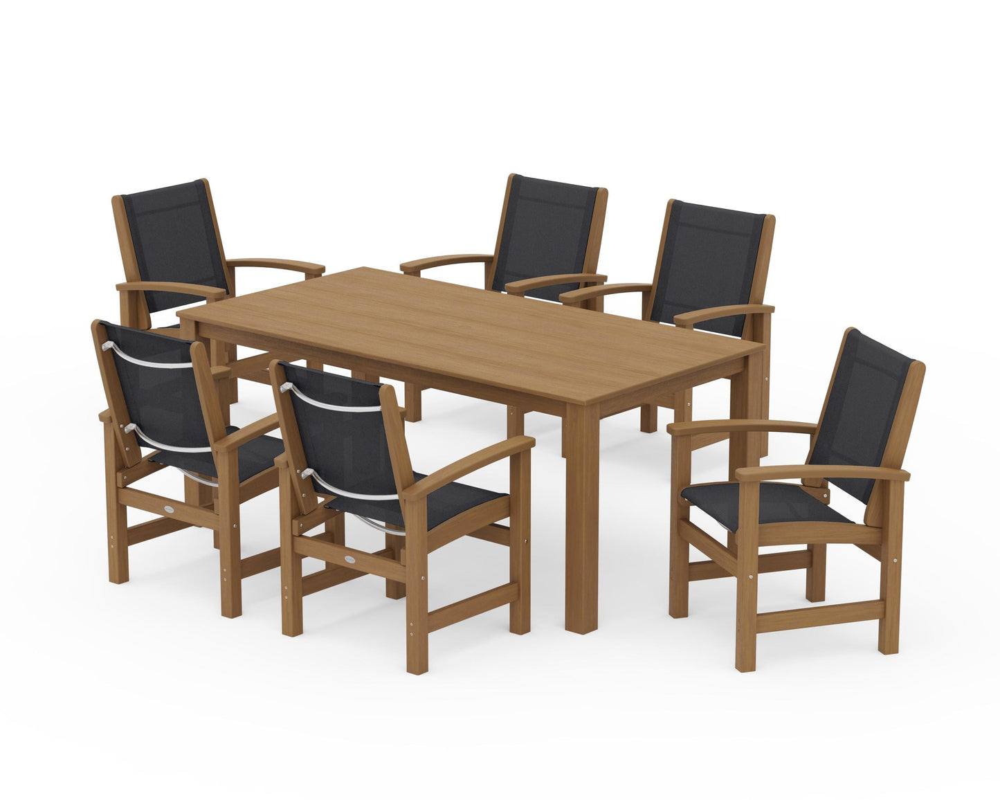 Coastal 7-Piece Parsons Dining Set