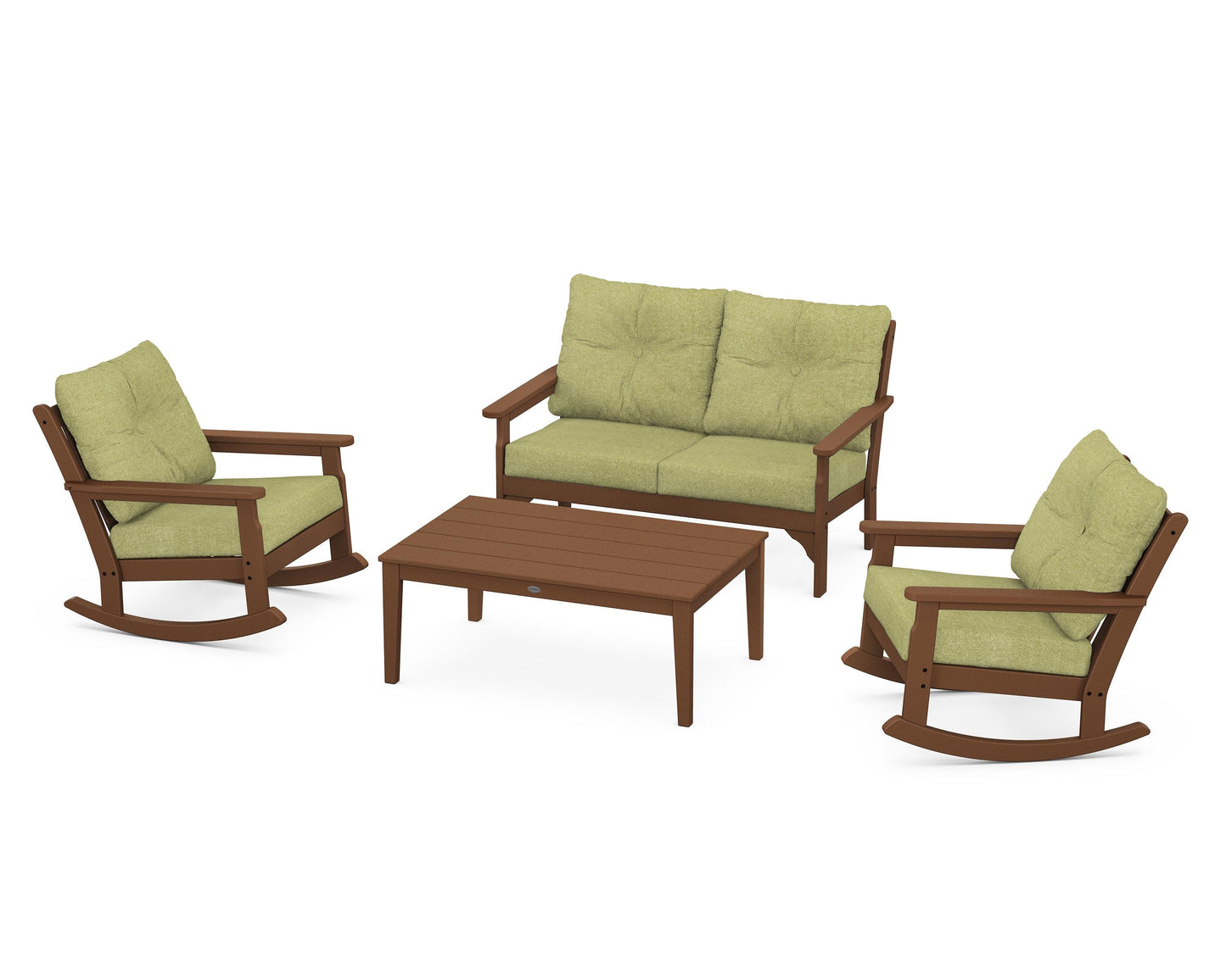 Vineyard 4-Piece Deep Seating Rocking Chair Set