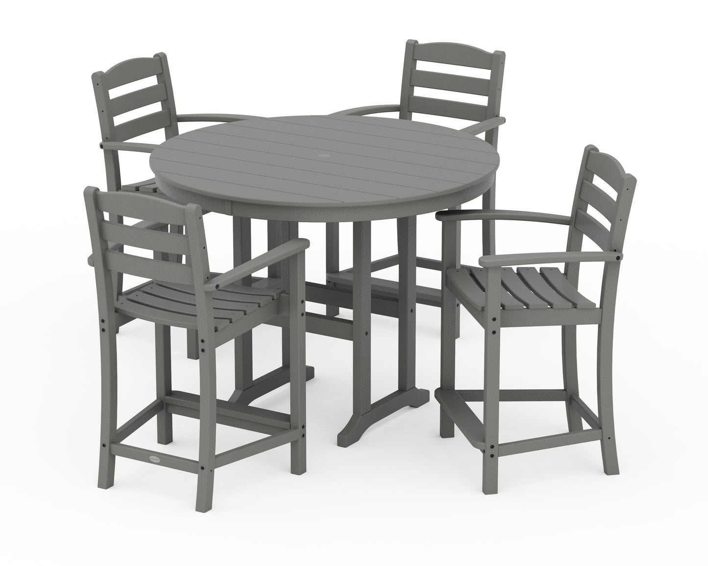 La Casa CafÃ© 5-Piece Round Farmhouse Counter Set