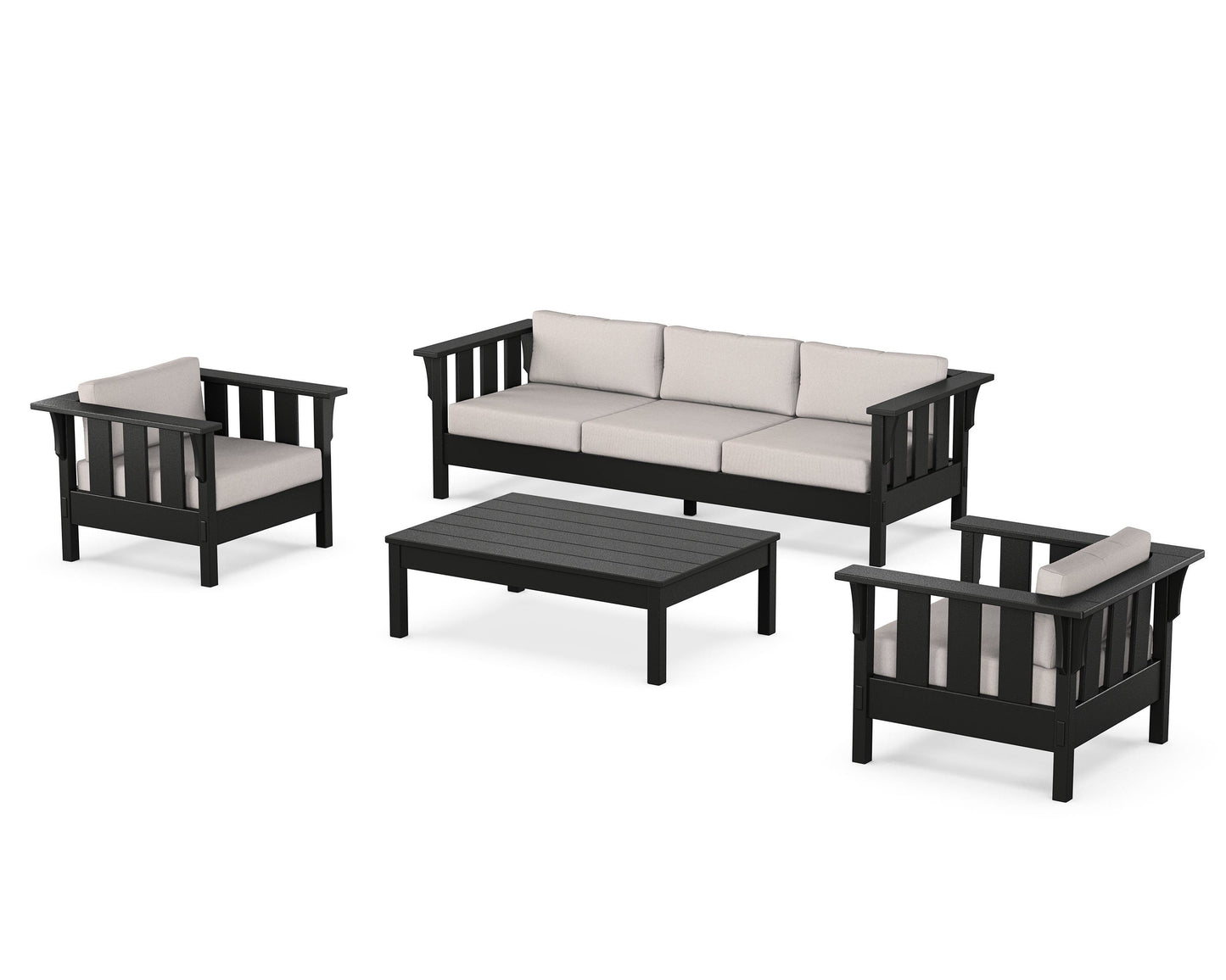Acadia 4-Piece Deep Seating Set with Sofa