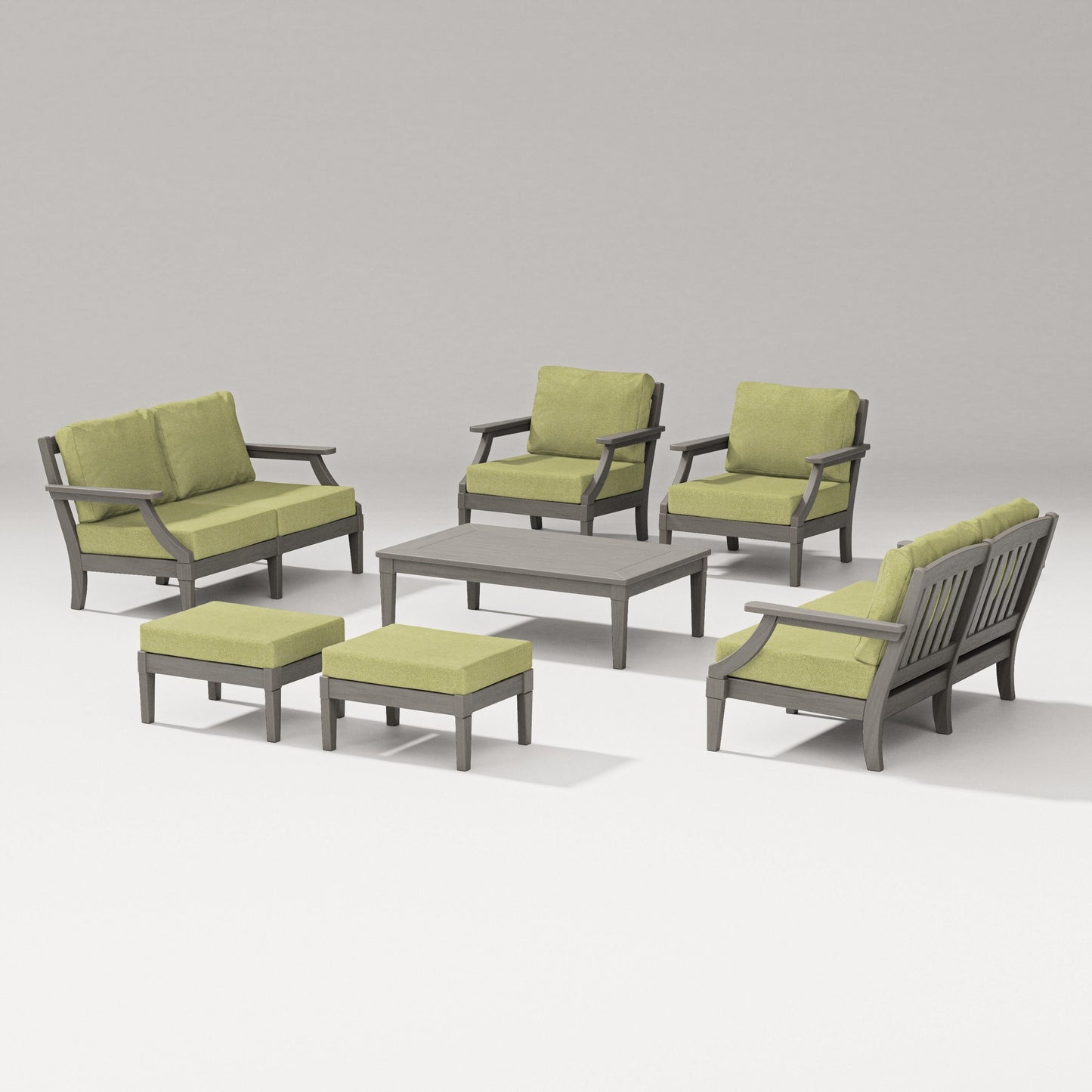 Estate 7-Piece Lounge Loveseat Set