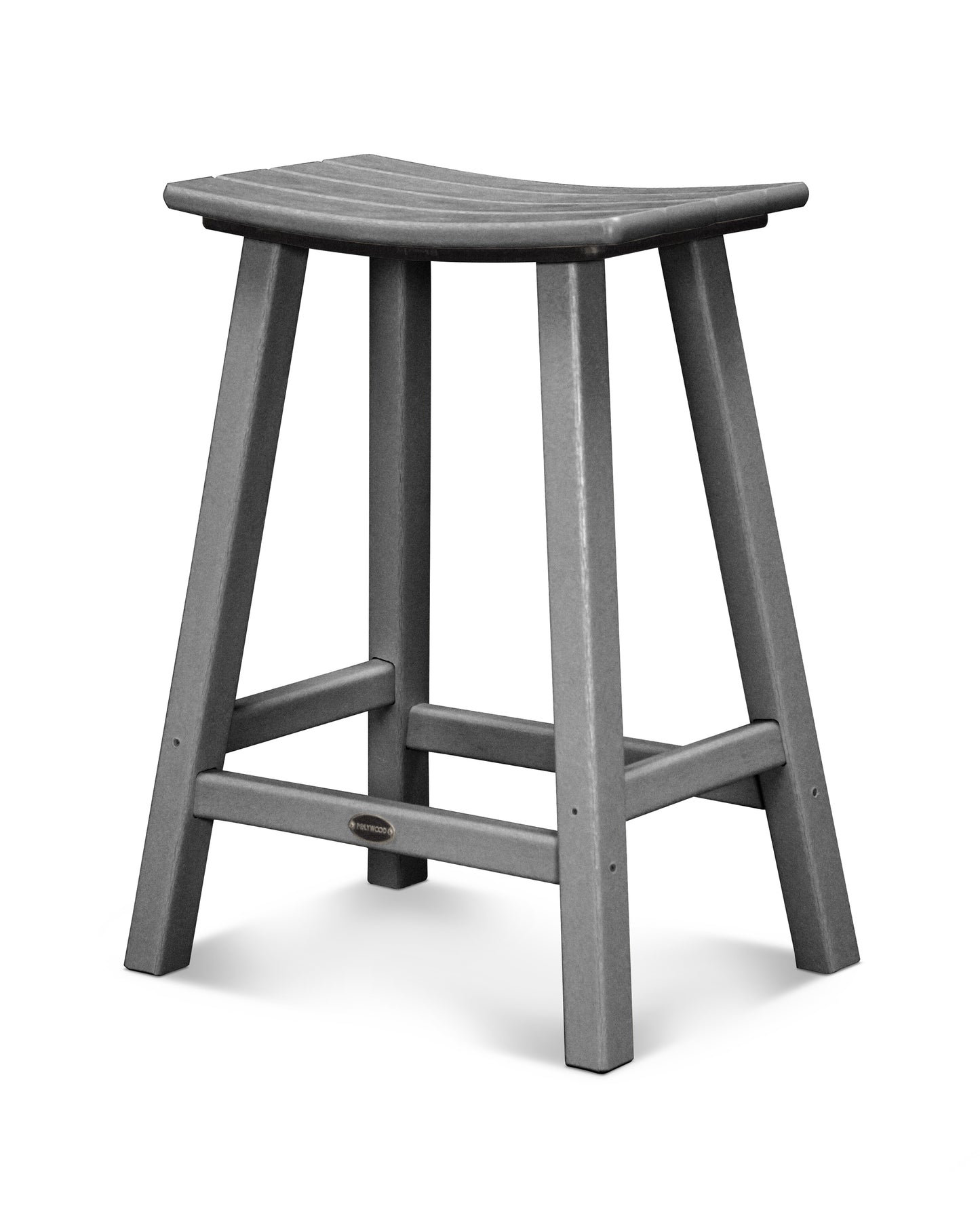 Traditional 24" Saddle Counter Stool