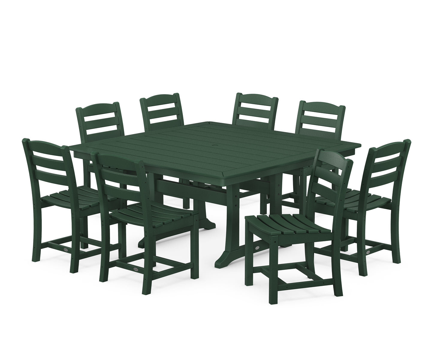 La Casa CafÃ© 9-Piece Nautical Trestle Dining Set