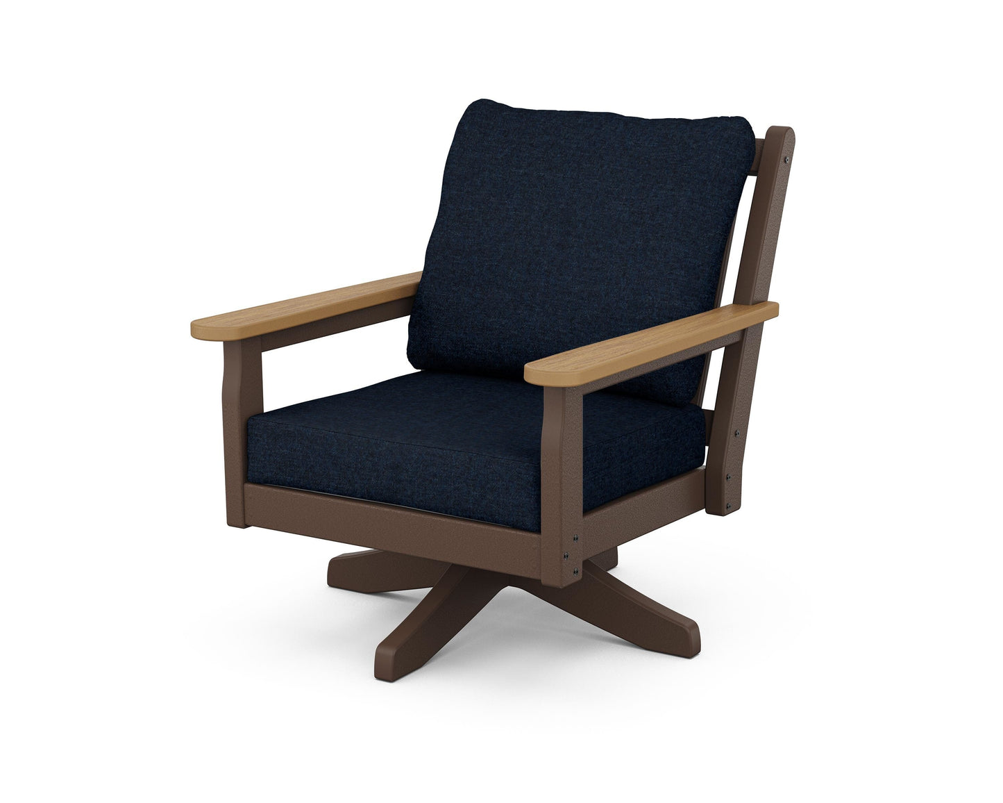 Chippendale Deep Seating Swivel Chair