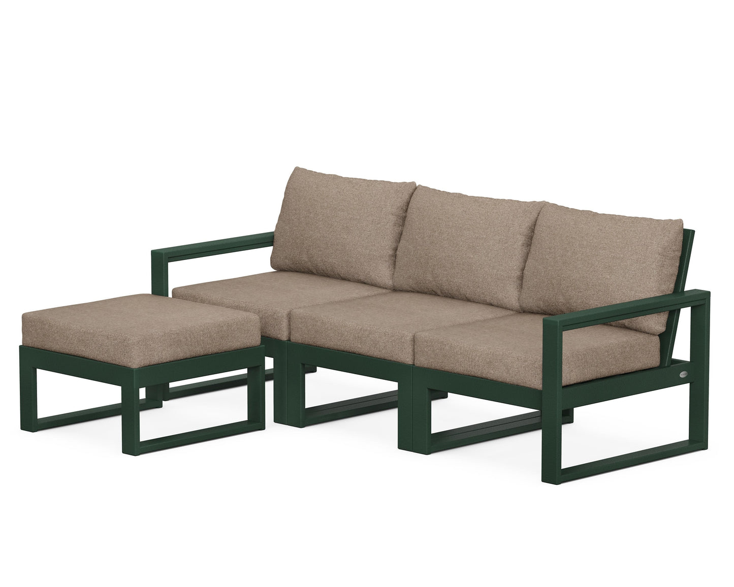 EDGE 4-Piece Modular Deep Seating Set with Ottoman