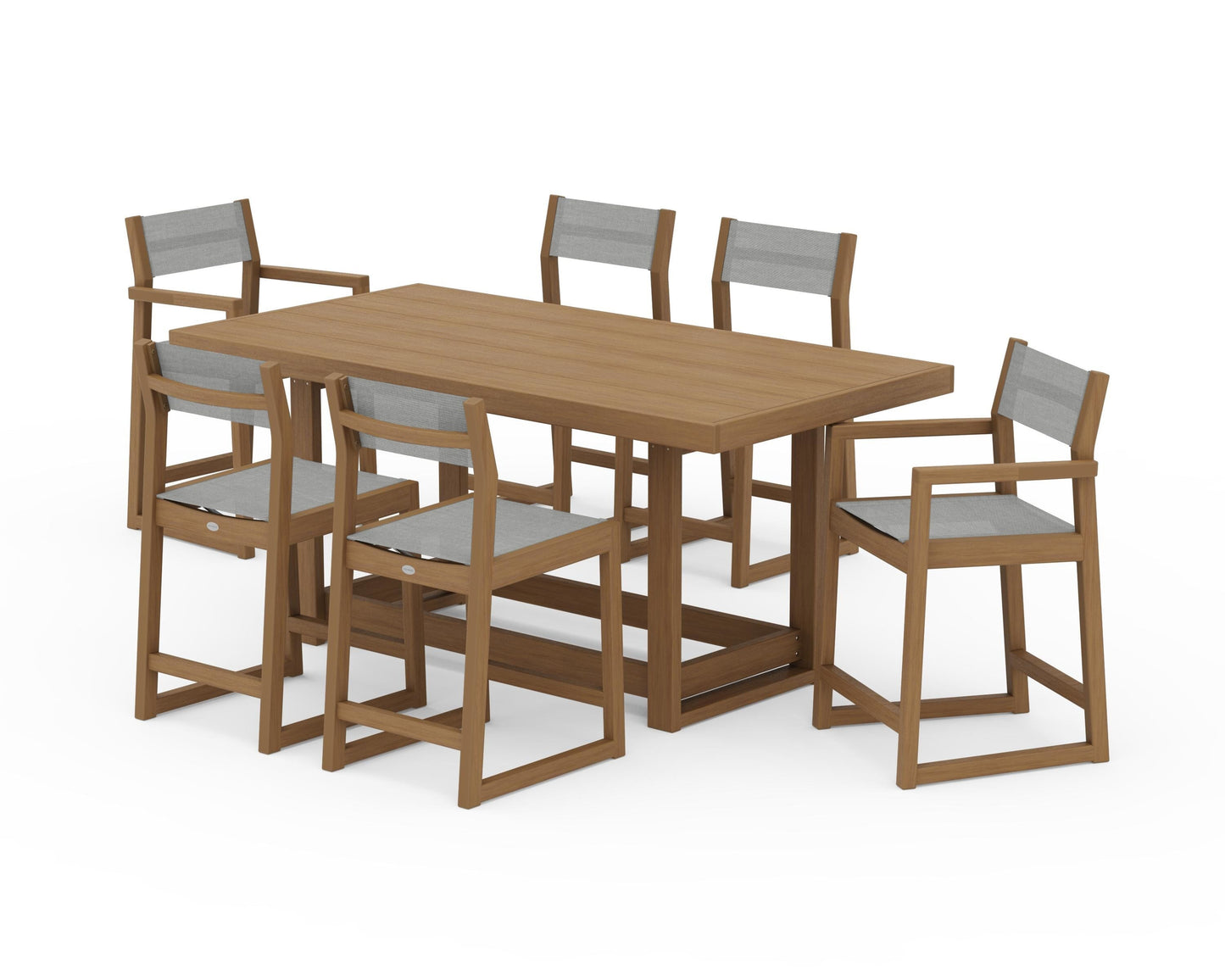 EDGE Sling 7-Piece Counter Table Set