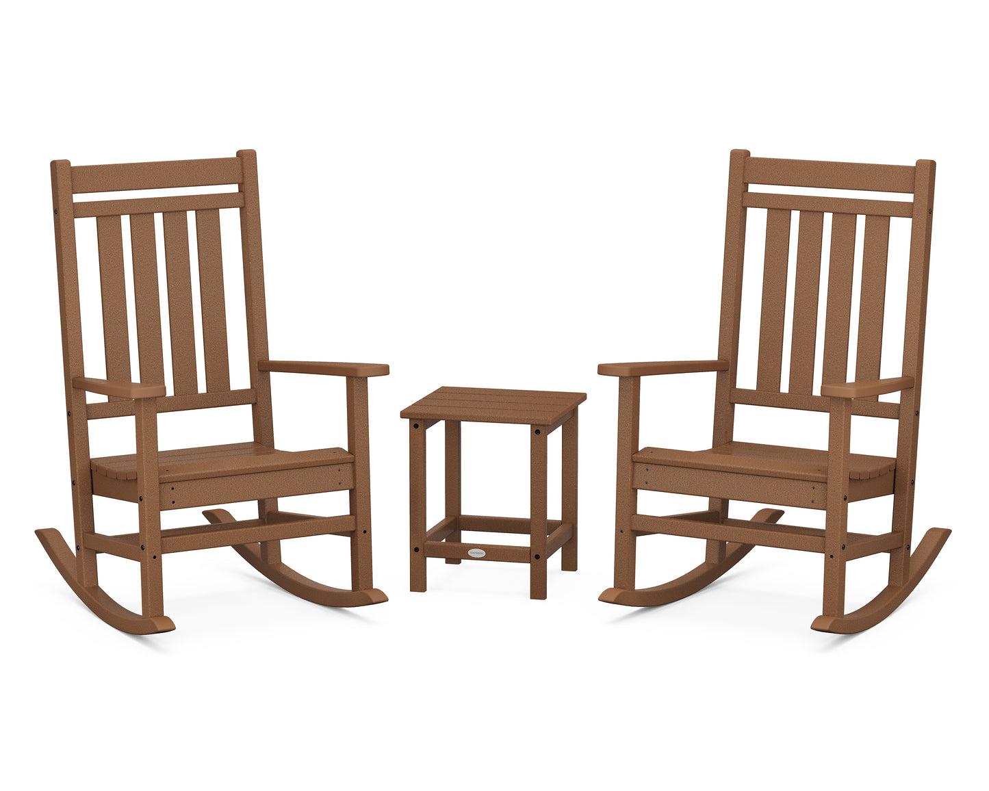 Estate 3-Piece Rocking Chair Set with Long Island 18" Side Table