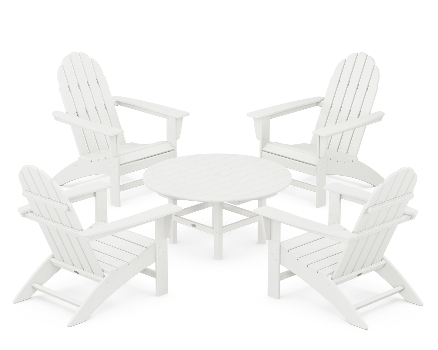 Vineyard 5-Piece Adirondack Chair Conversation Set