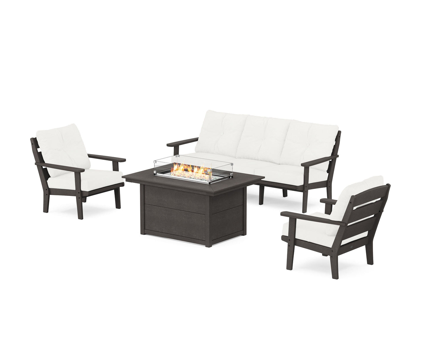 Lakeside Deep Seating Fire Pit Table Set