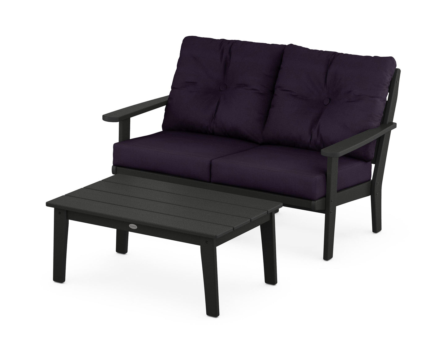 Lakeside 2-Piece Lounge Loveseat Set
