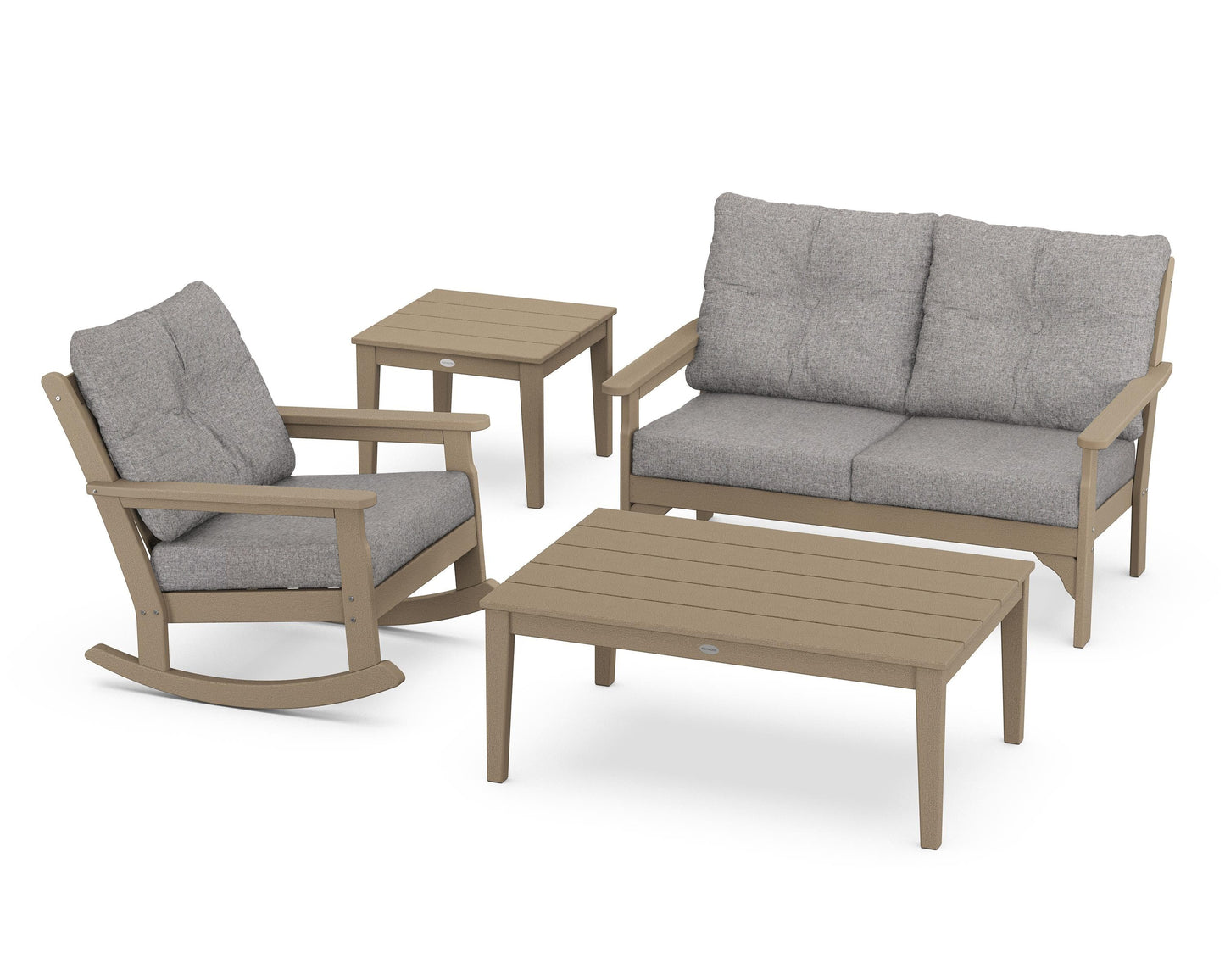 Vineyard 4-Piece Deep Seating Rocker Set