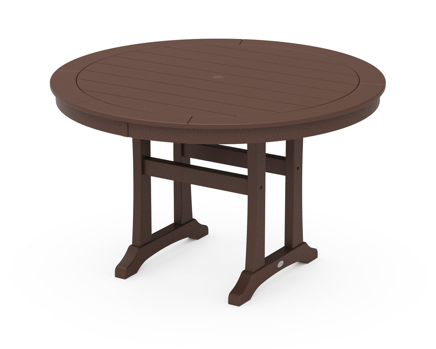 Nautical Trestle 48" Round Dining Table