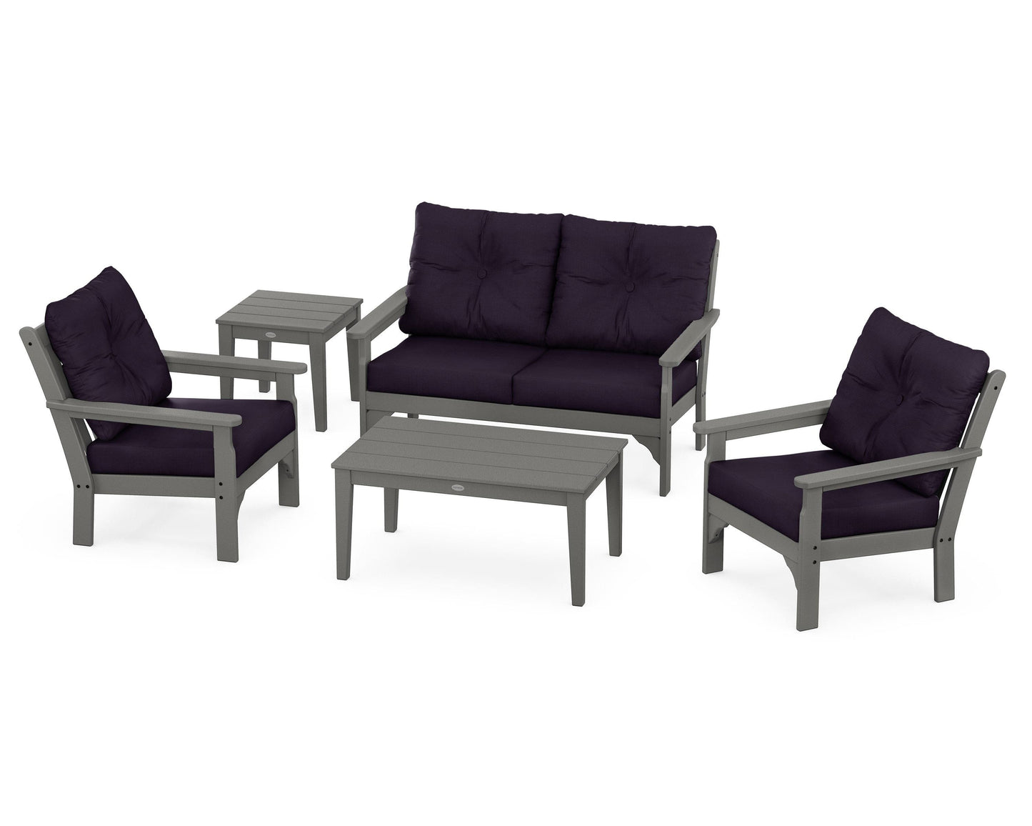 Vineyard 5-Piece Deep Seating Set