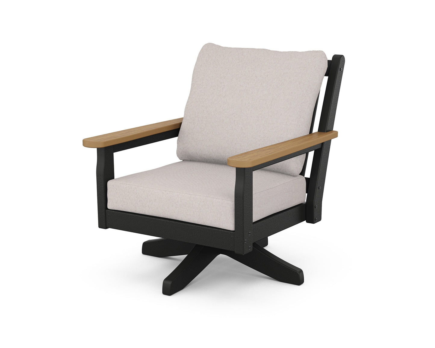Chippendale Deep Seating Swivel Chair