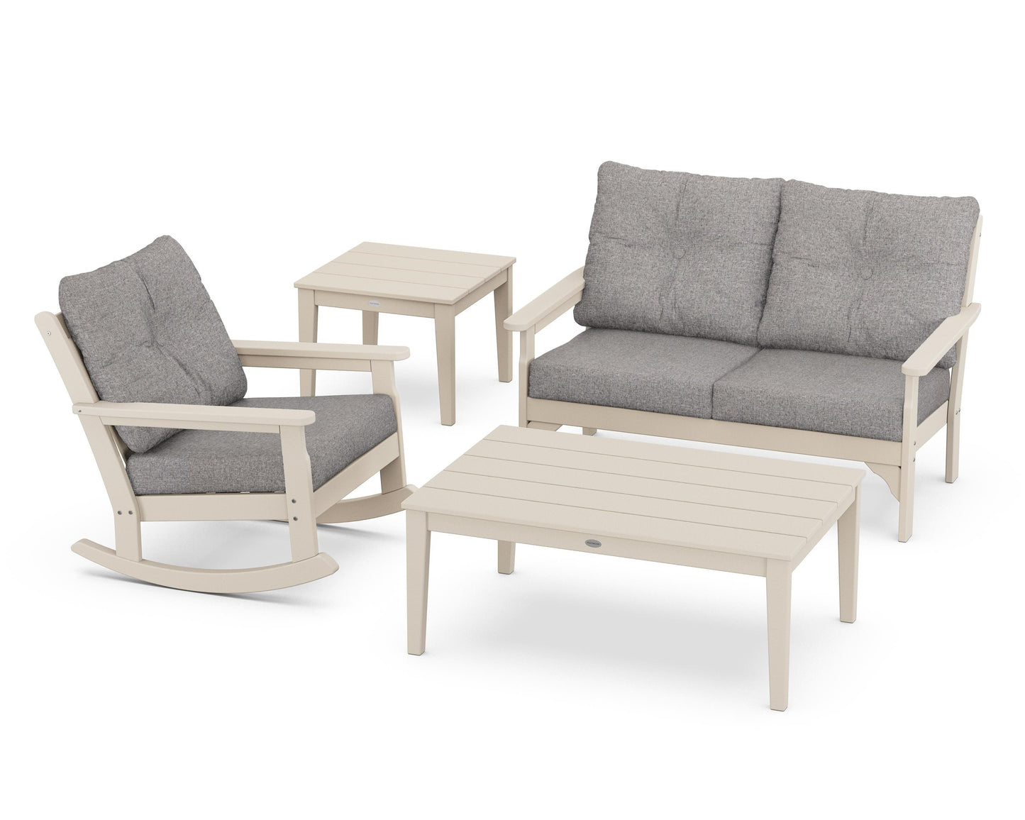 Vineyard 4-Piece Deep Seating Rocker Set