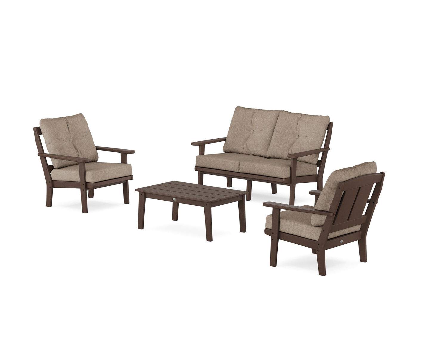 Mission 4-Piece Deep Seating Set with Loveseat