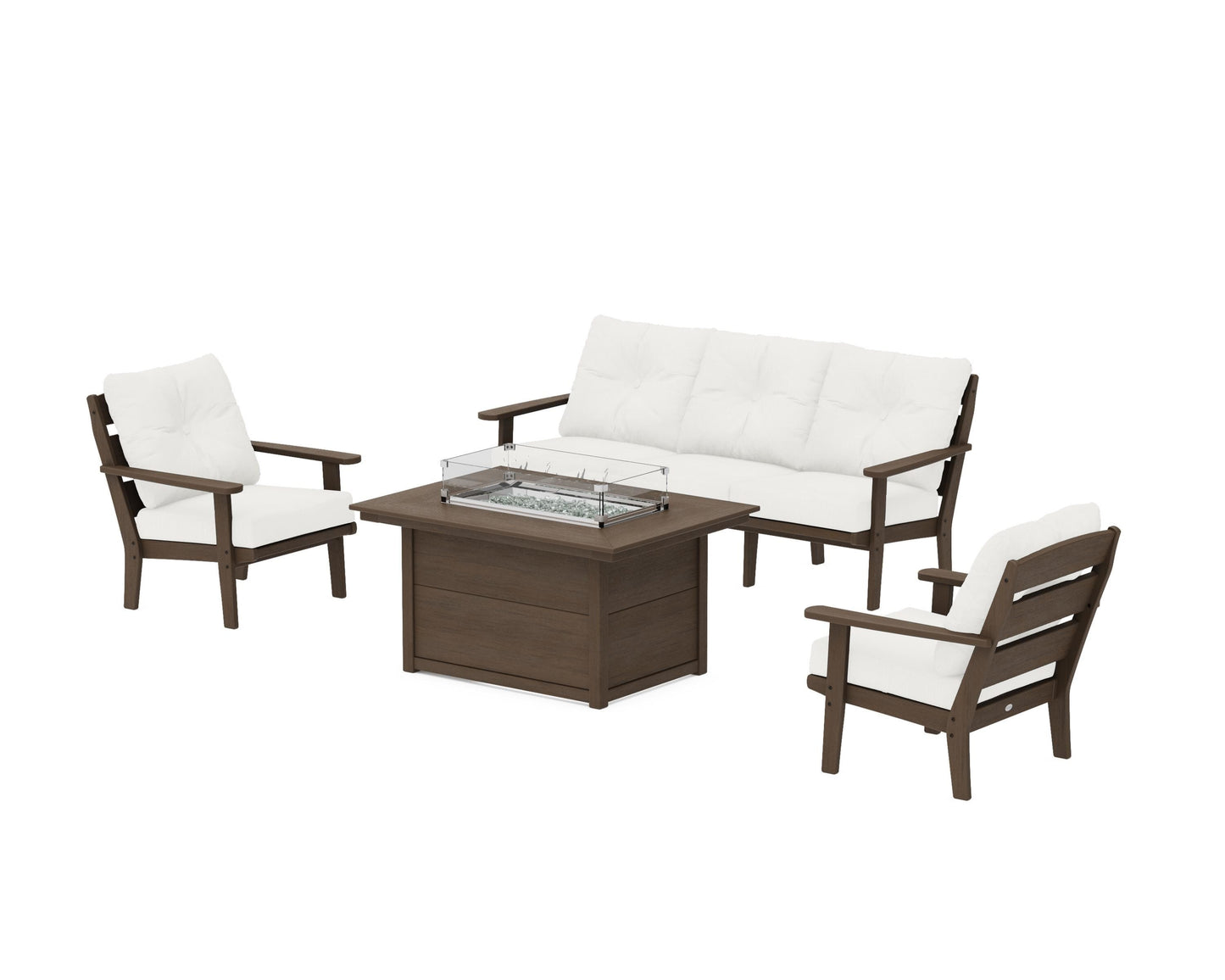 Lakeside Deep Seating Fire Pit Table Set