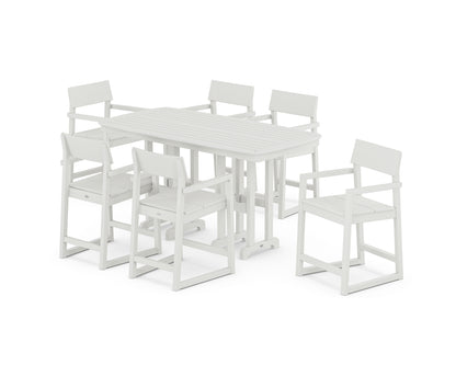 EDGE Arm Chair 7-Piece Counter Set