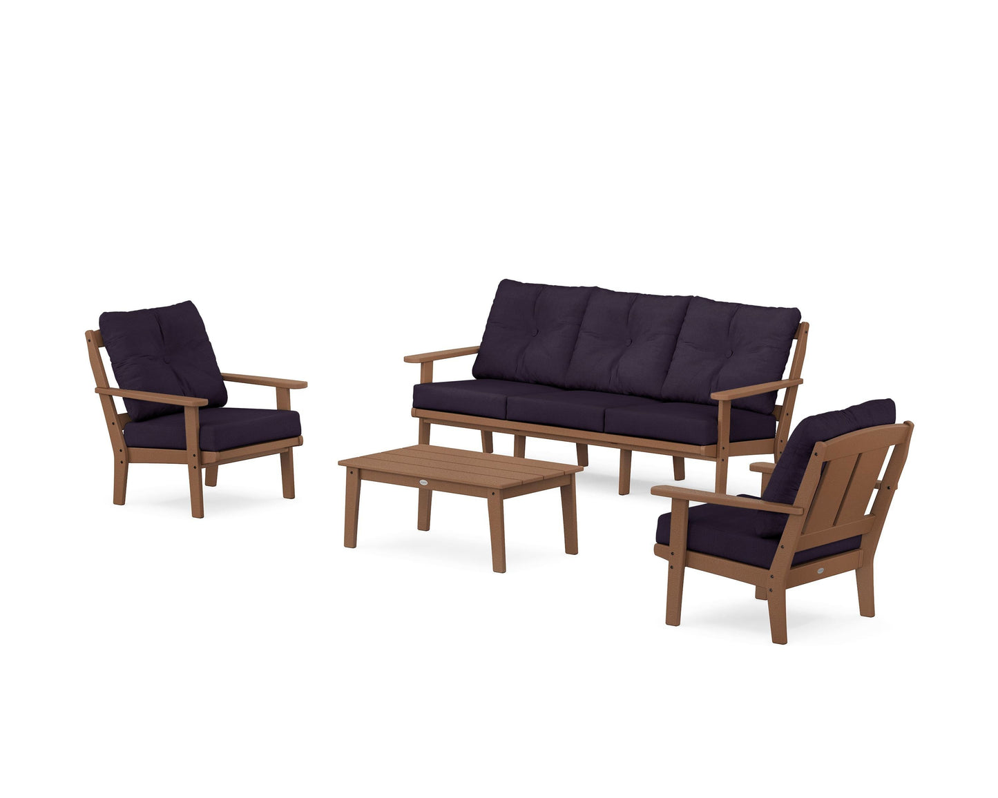 Mission 4-Piece Deep Seating Set with Sofa