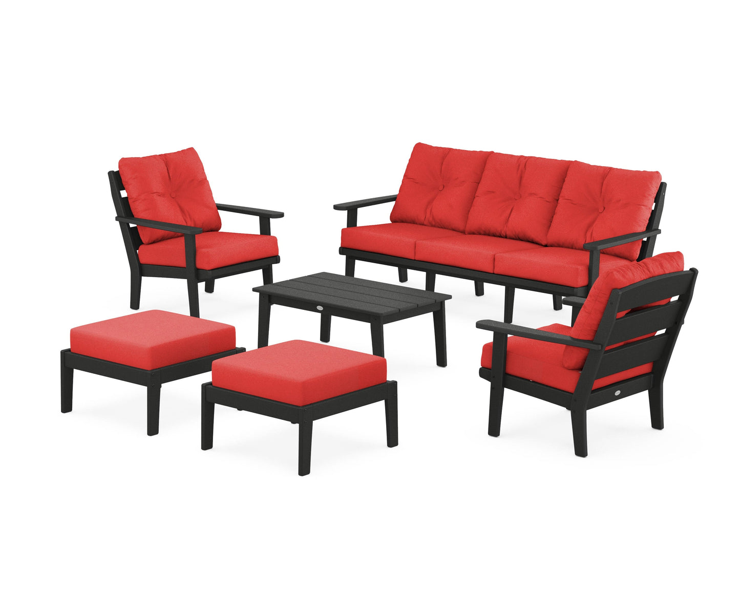 Lakeside 6-Piece Lounge Sofa Set