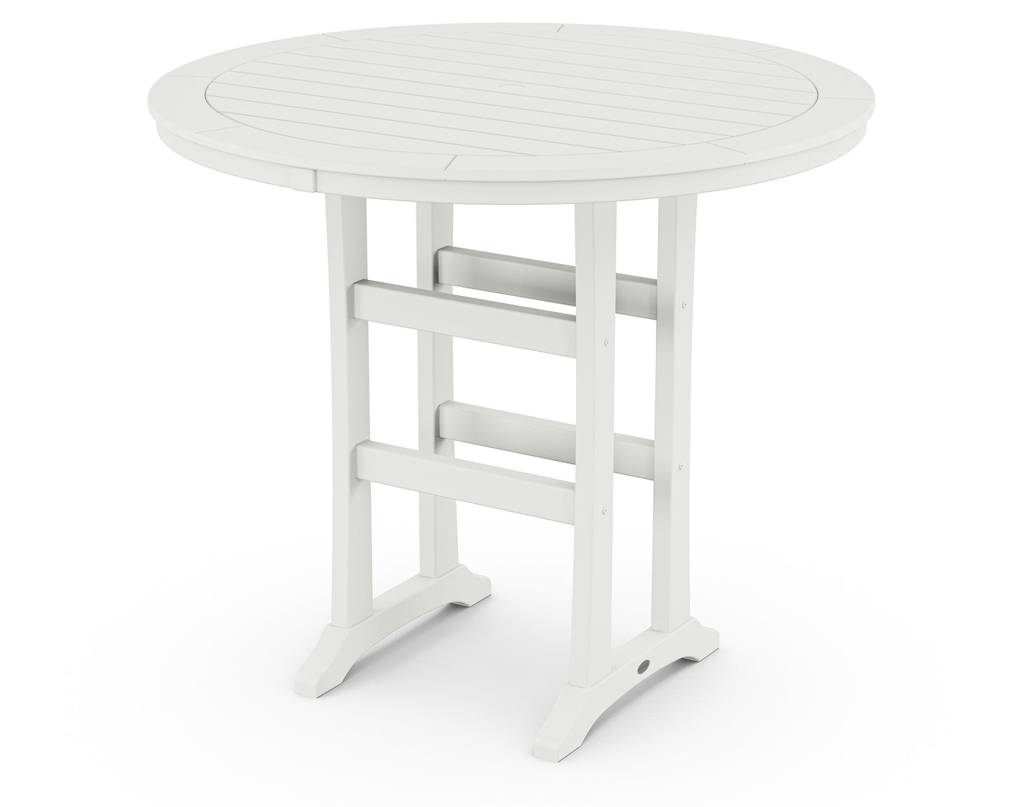 Nautical Trestle 48" Round Bar Table