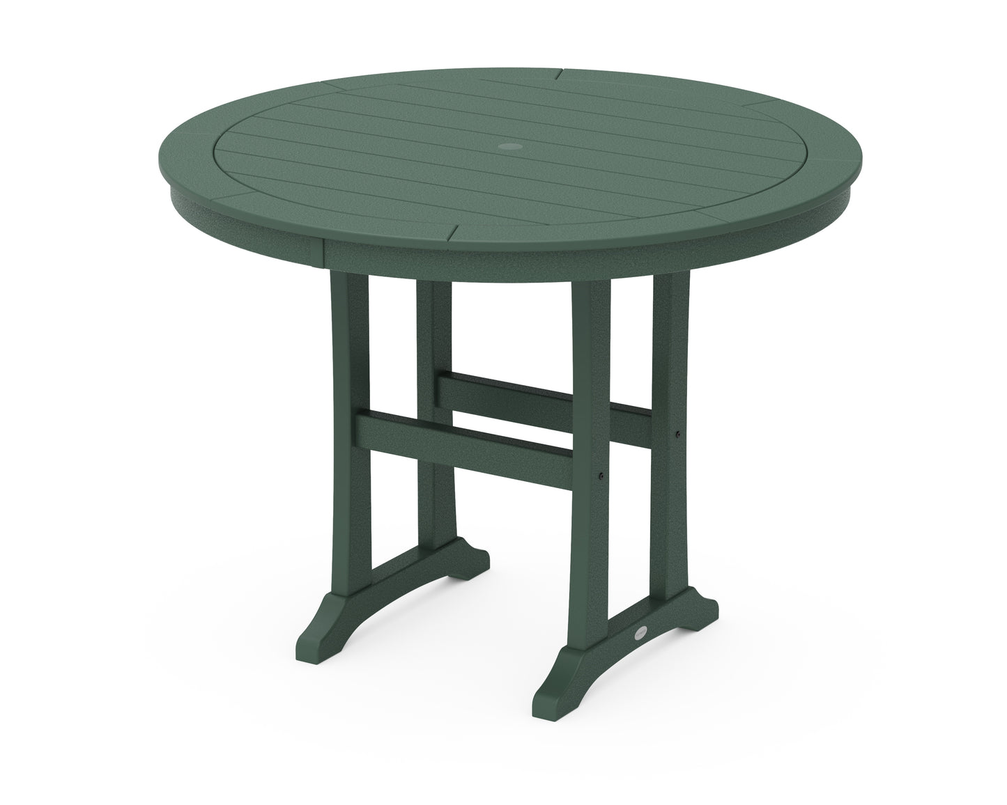 Nautical Trestle 48" Round Counter Table