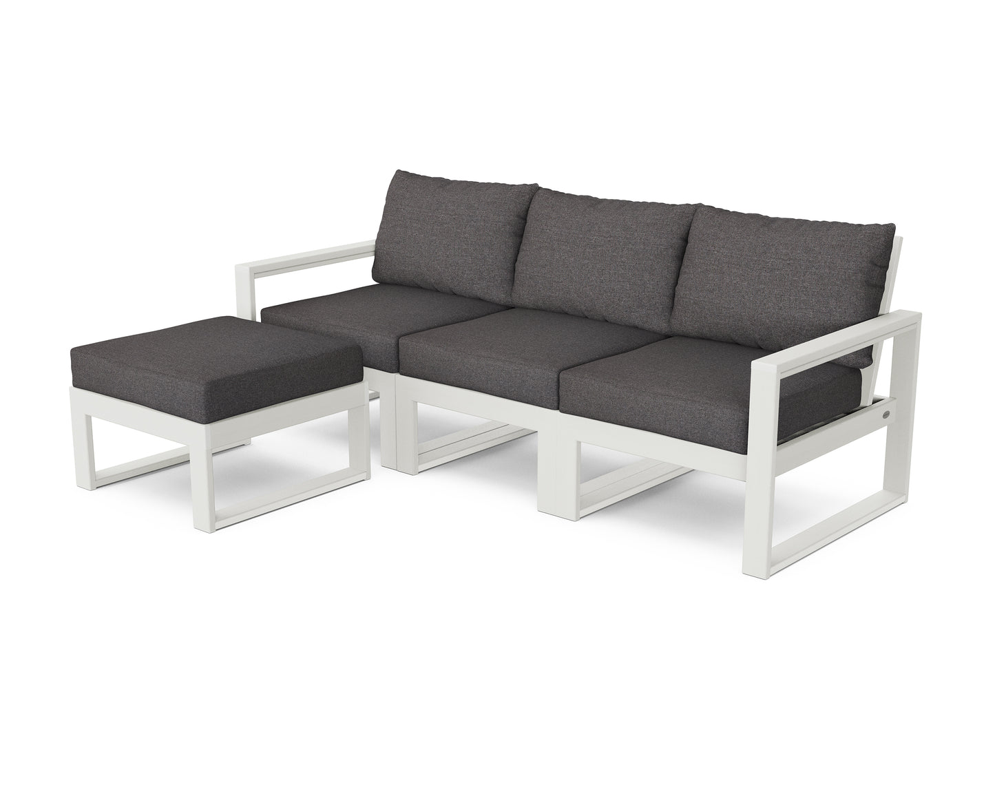 EDGE 4-Piece Modular Deep Seating Set with Ottoman