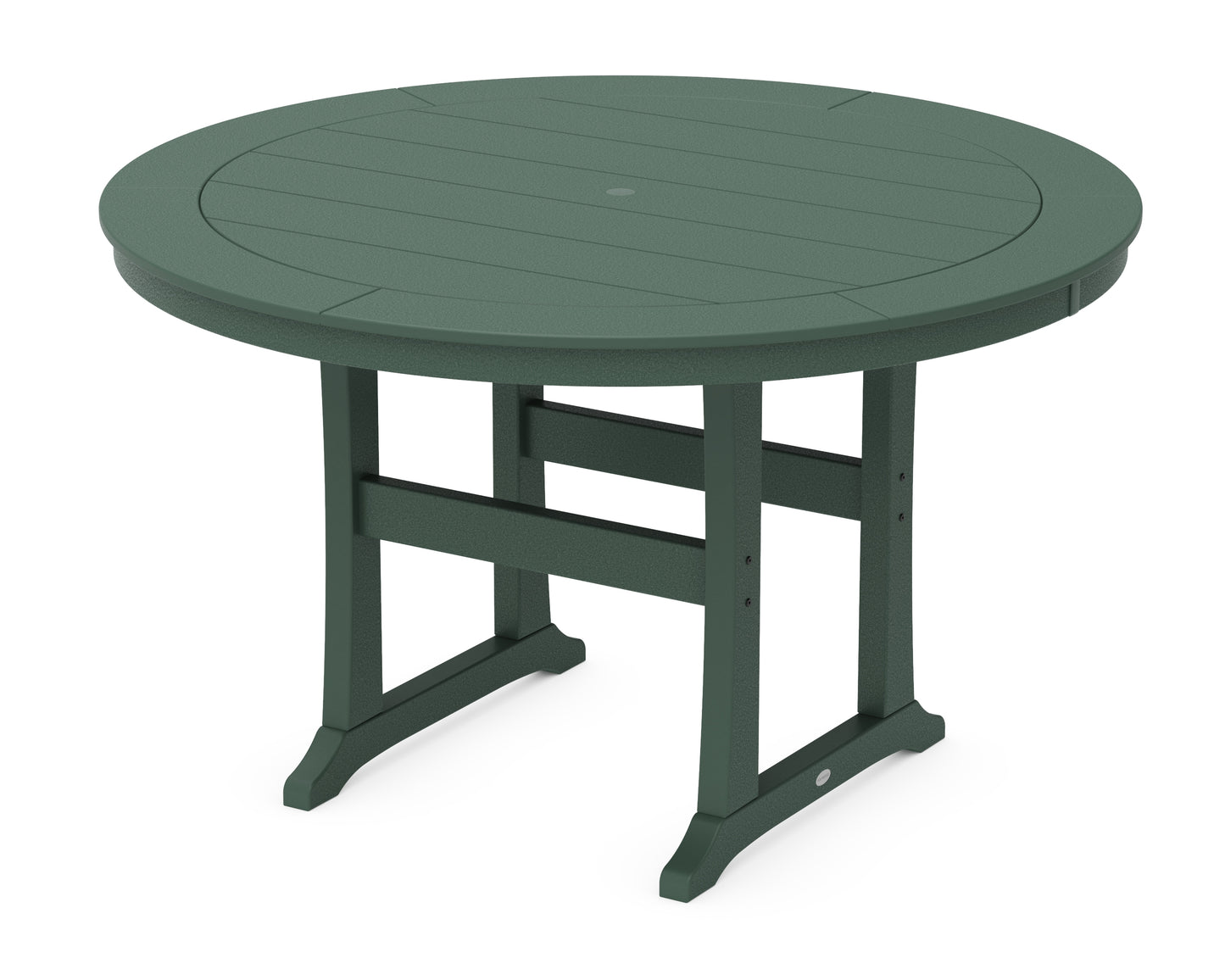 Nautical Trestle 60" Round Counter Table