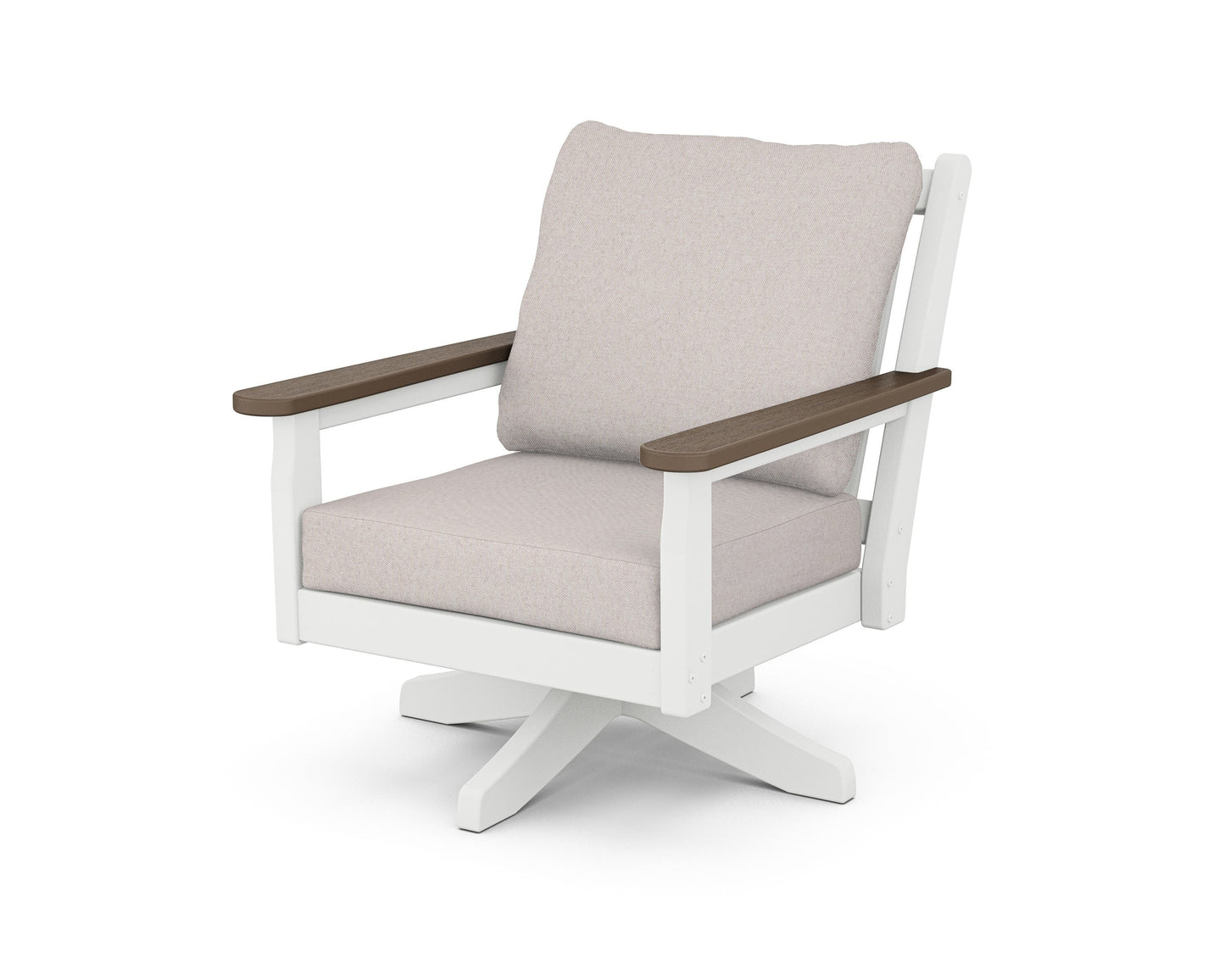 Chippendale Deep Seating Swivel Chair