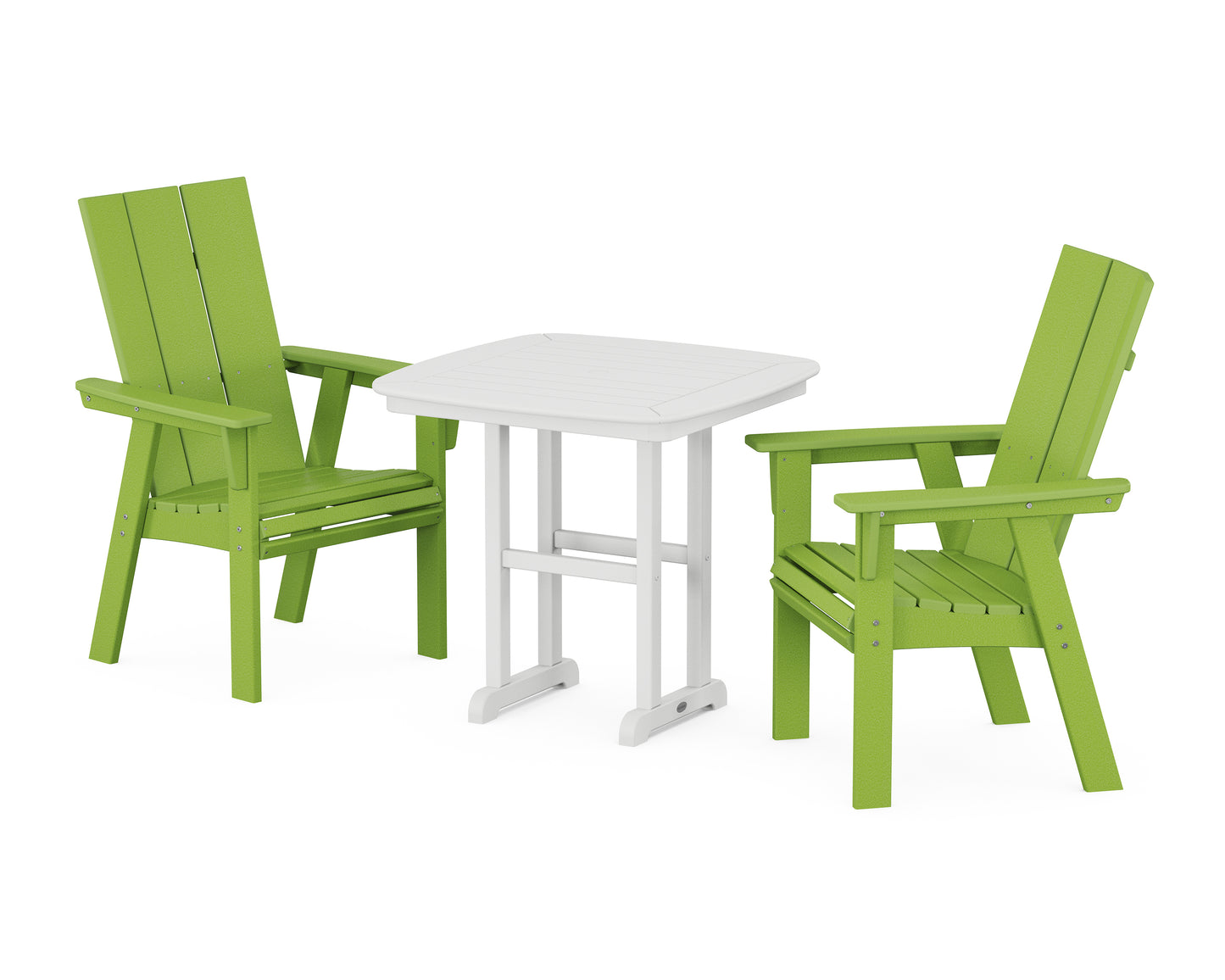 Modern Adirondack 3-Piece Dining Set