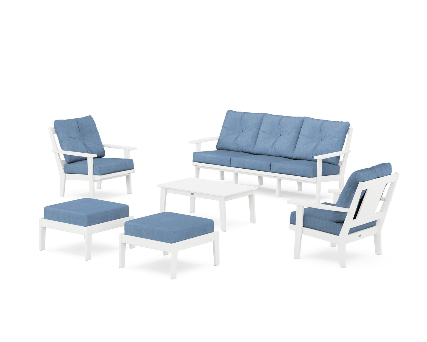 Prairie 6-Piece Lounge Sofa Set