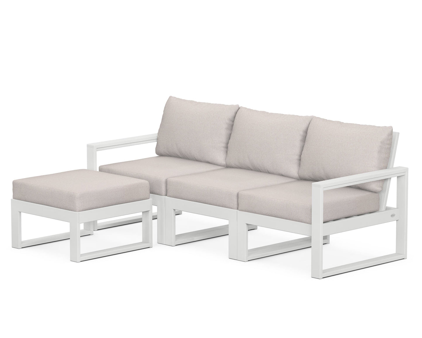 EDGE 4-Piece Modular Deep Seating Set with Ottoman