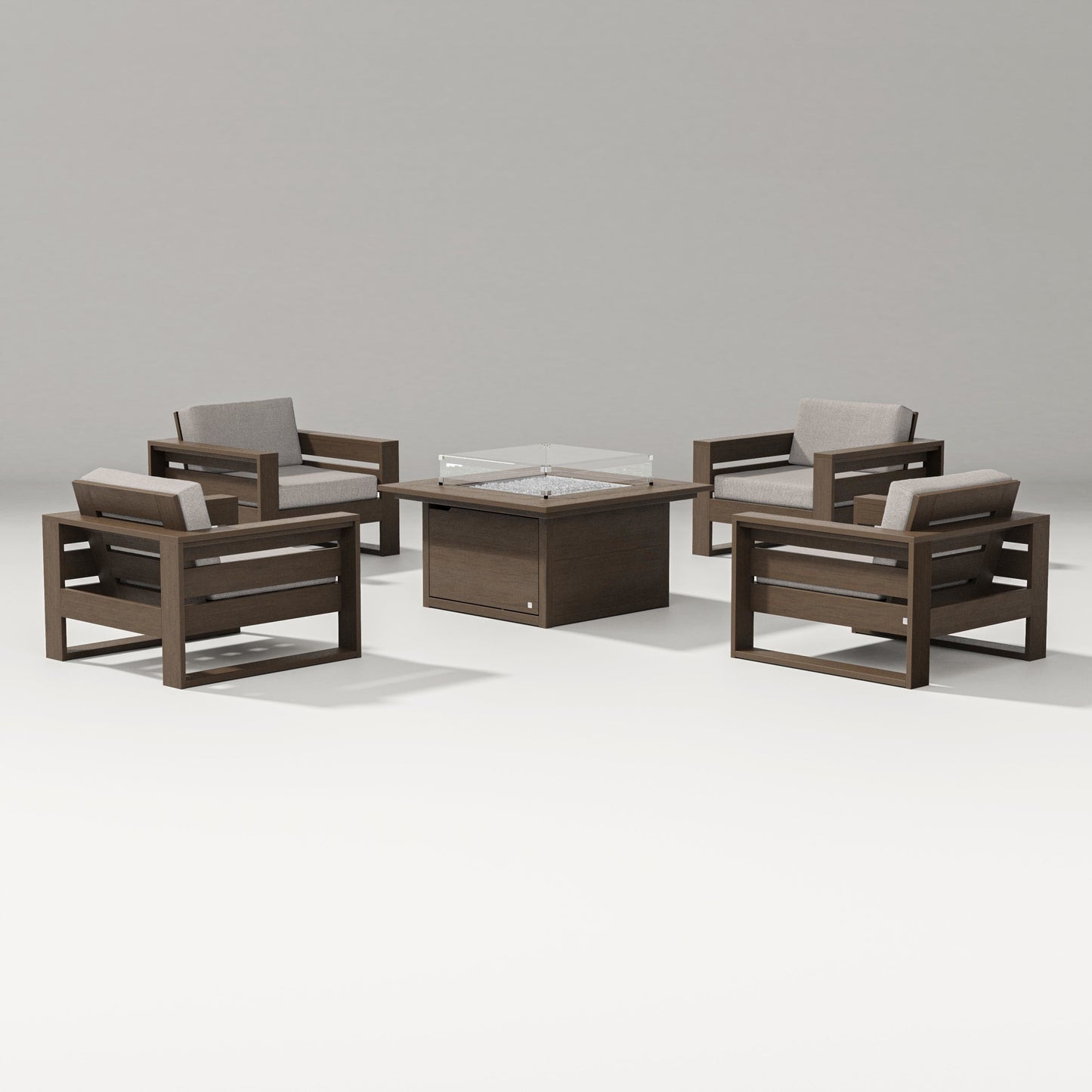 Latitude 5-Piece Lounge Fire Table Set
