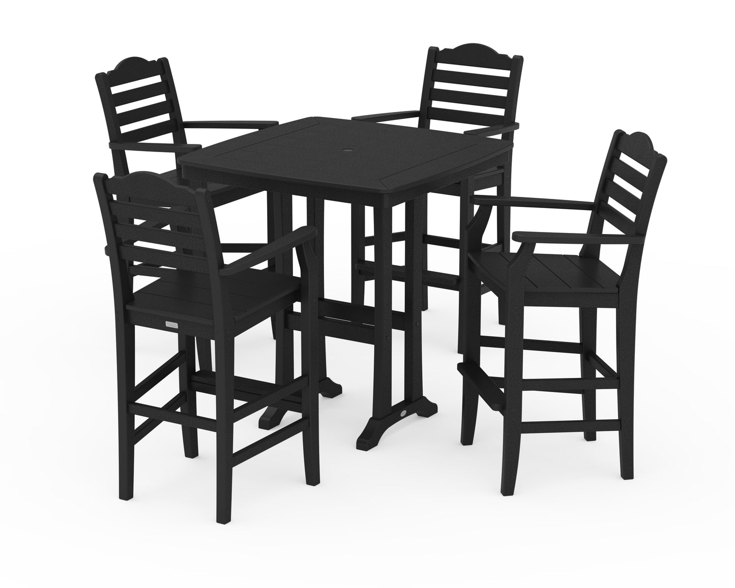 Savannah 5-Piece Bar Set with Trestle Legs