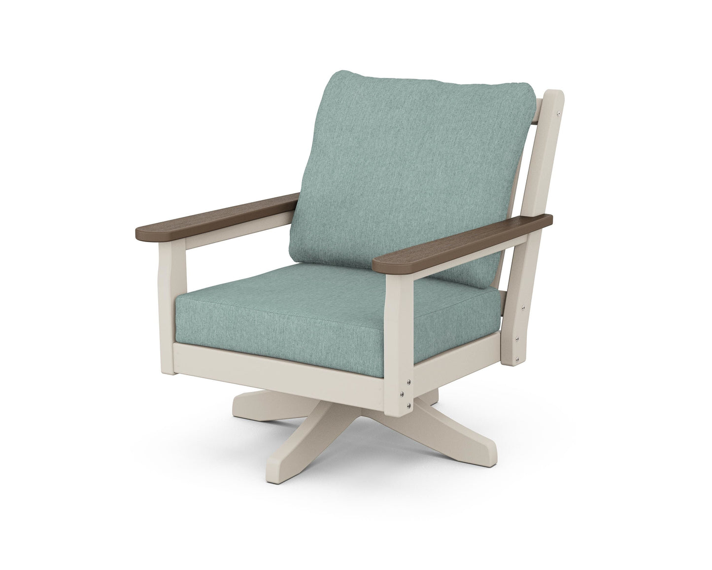 Chippendale Deep Seating Swivel Chair