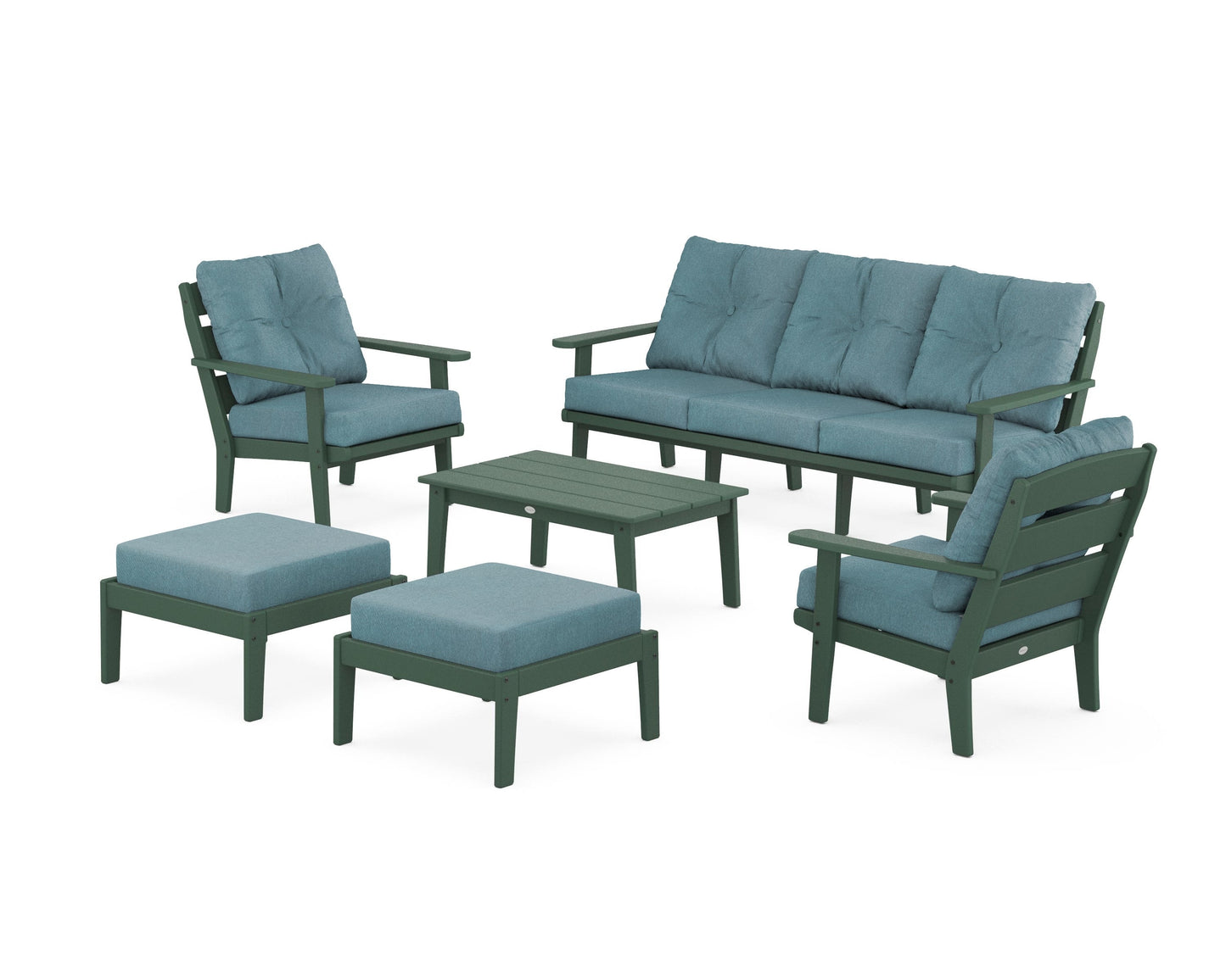 Lakeside 6-Piece Lounge Sofa Set