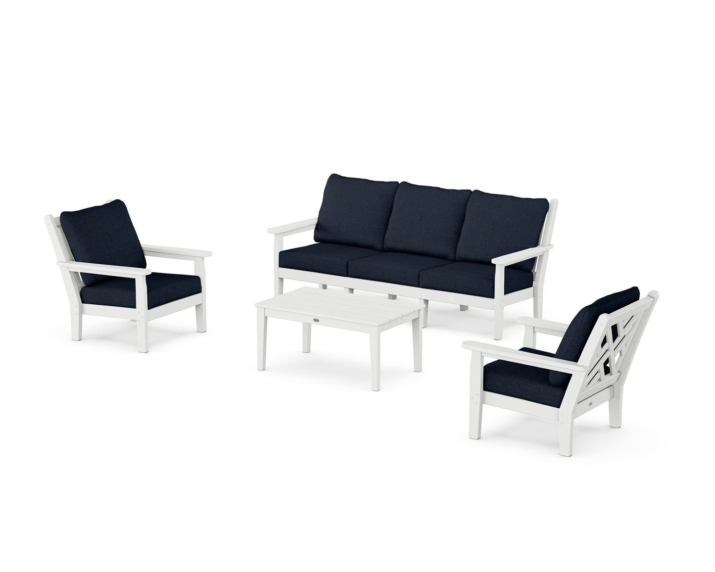 Chippendale 4-Piece Deep Seating Set with Sofa