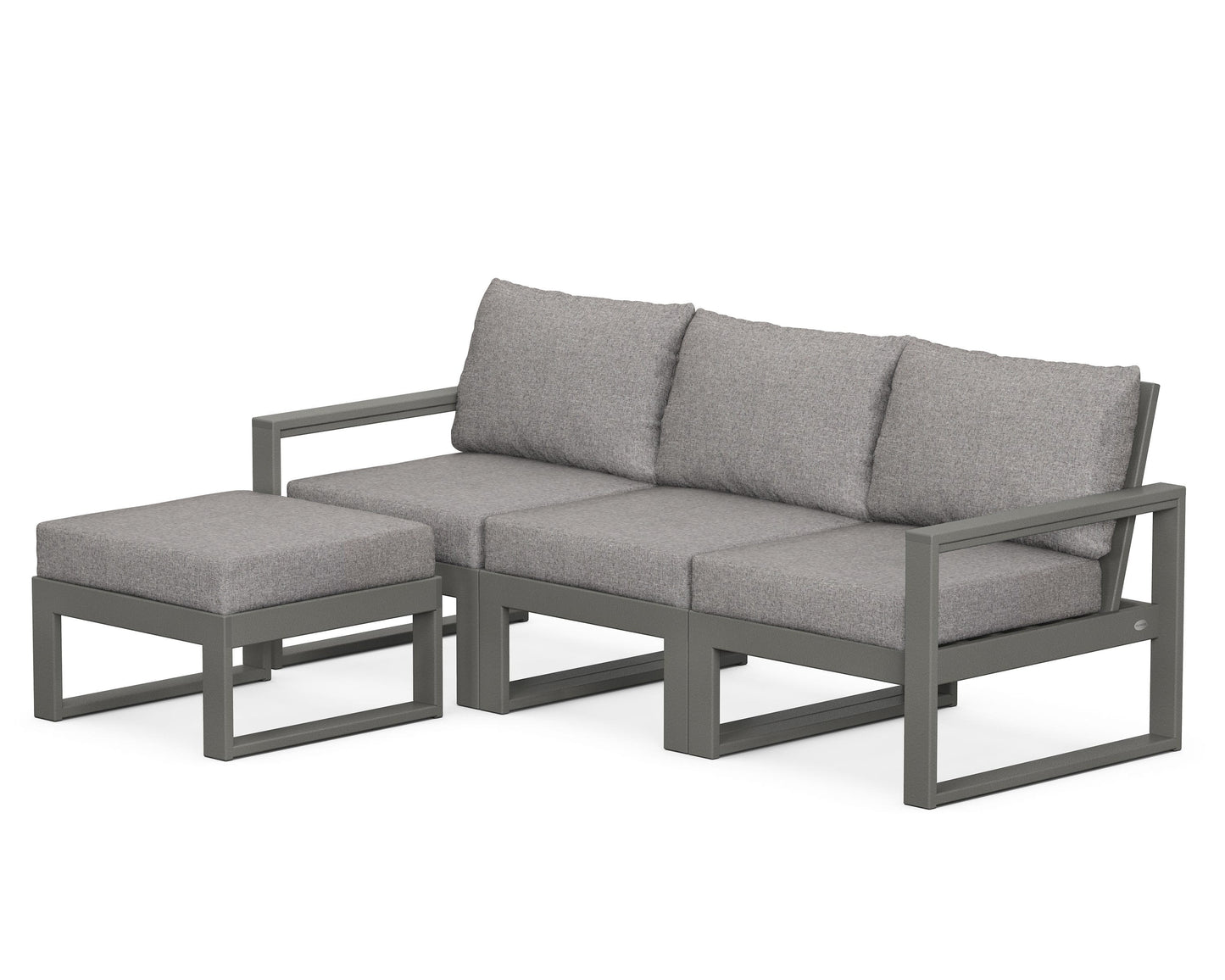 EDGE 4-Piece Modular Deep Seating Set with Ottoman