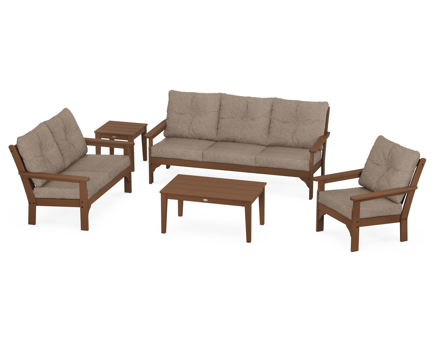 Vineyard 5 Piece Deep Seating Set