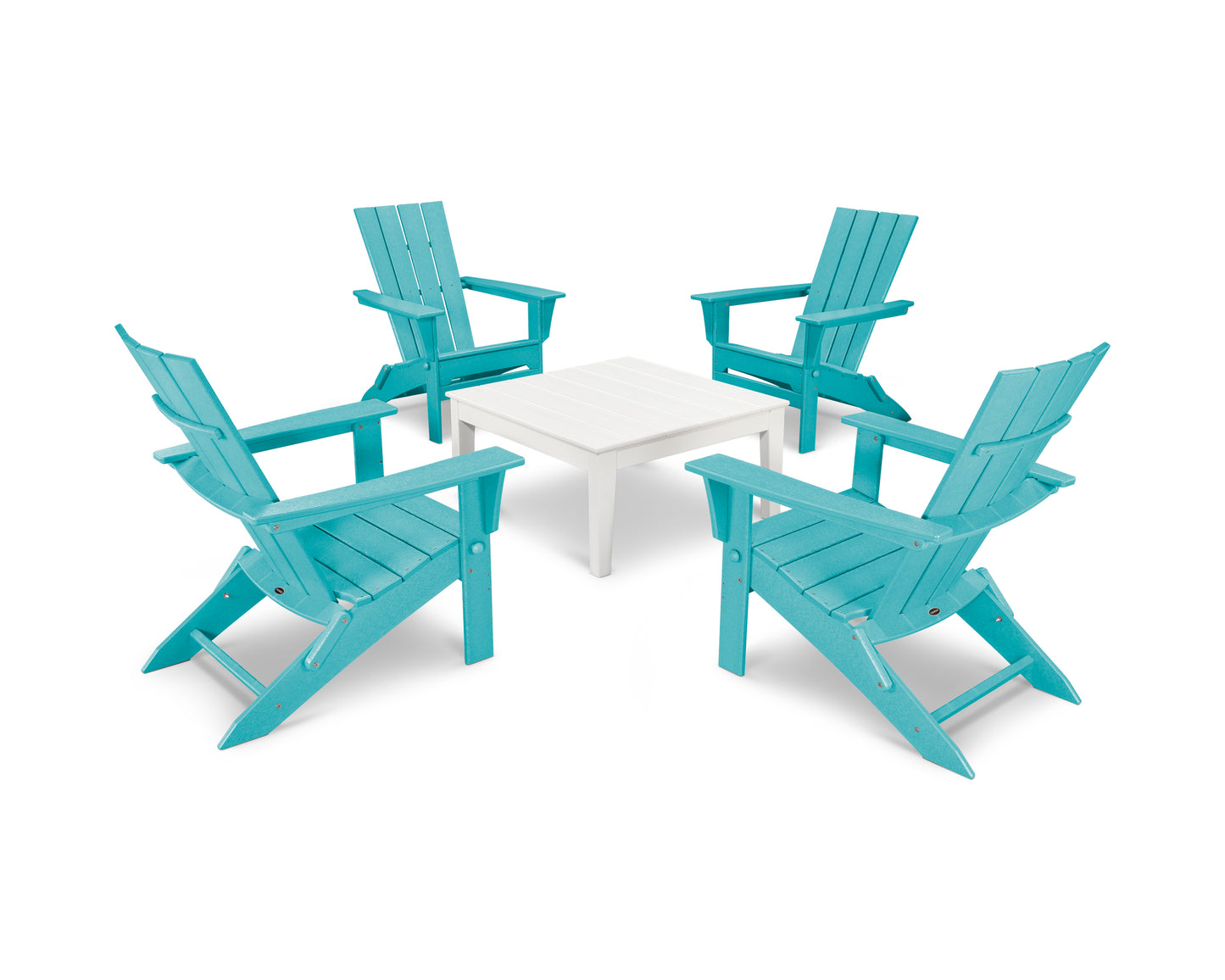 Quattro Folding Chair 5-Piece Conversation Set