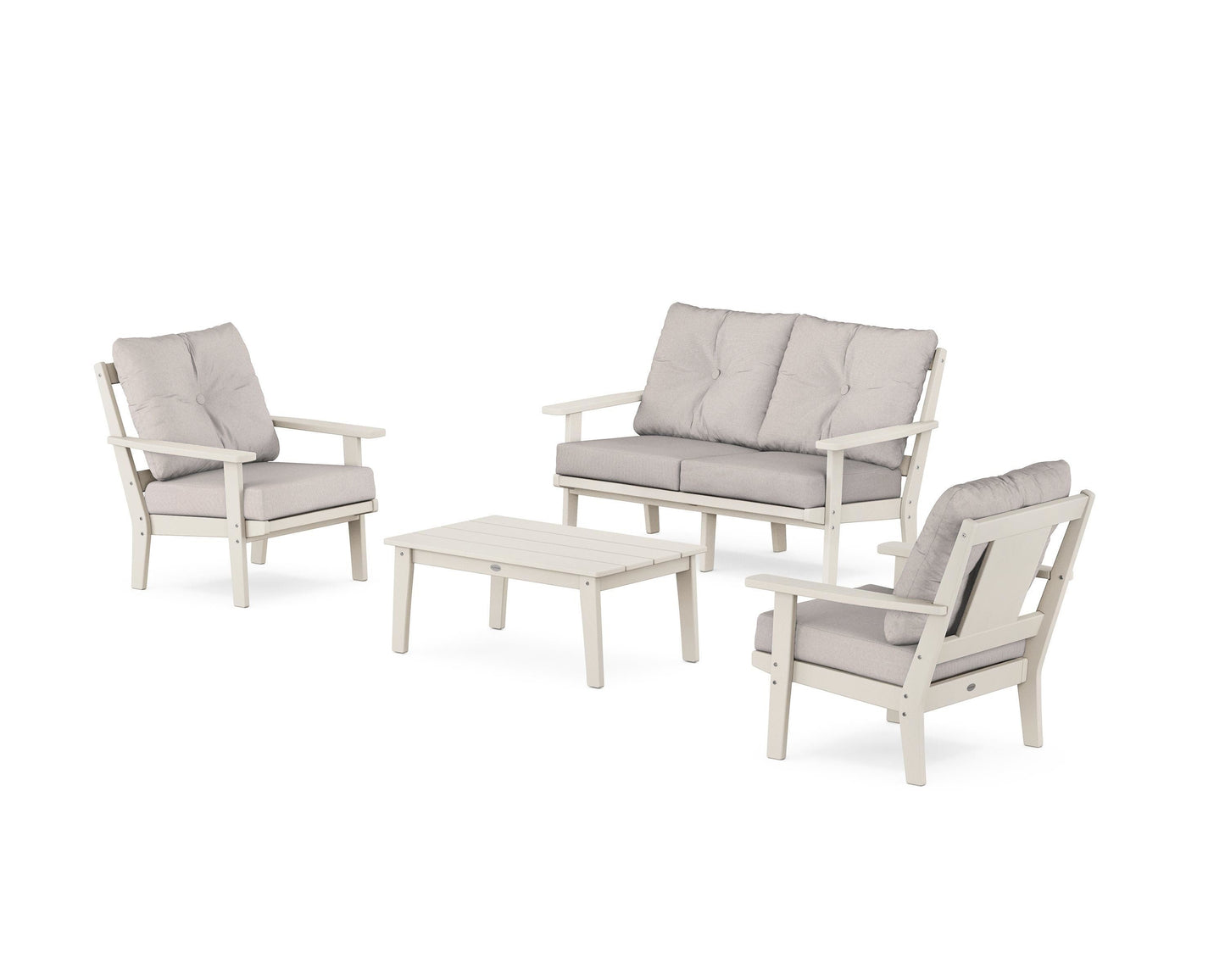Prairie 4-Piece Deep Seating Set with Loveseat
