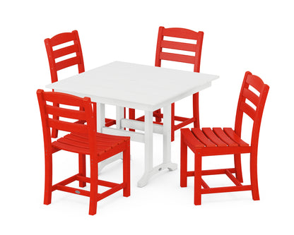La Casa Caf‚ Side Chair 5-Piece Farmhouse Dining Set