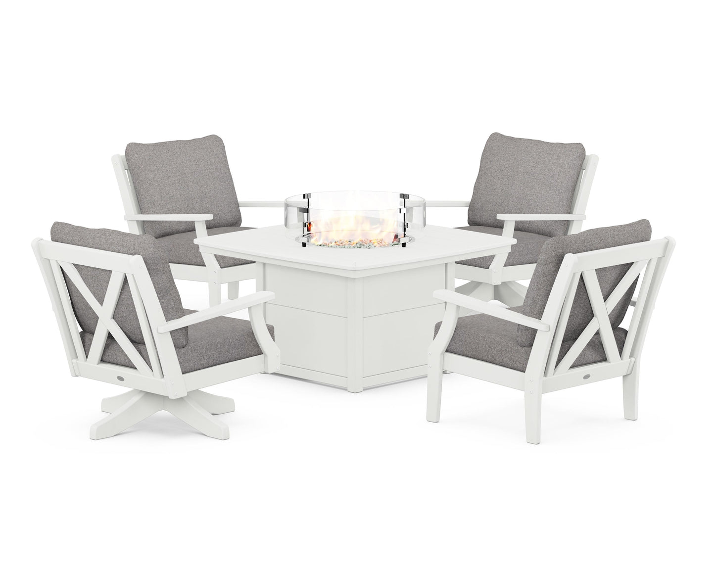 Braxton 5-Piece Deep Seating Set with Fire Table