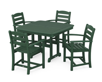 La Casa Caf‚ 5-Piece Dining Set with Trestle Legs