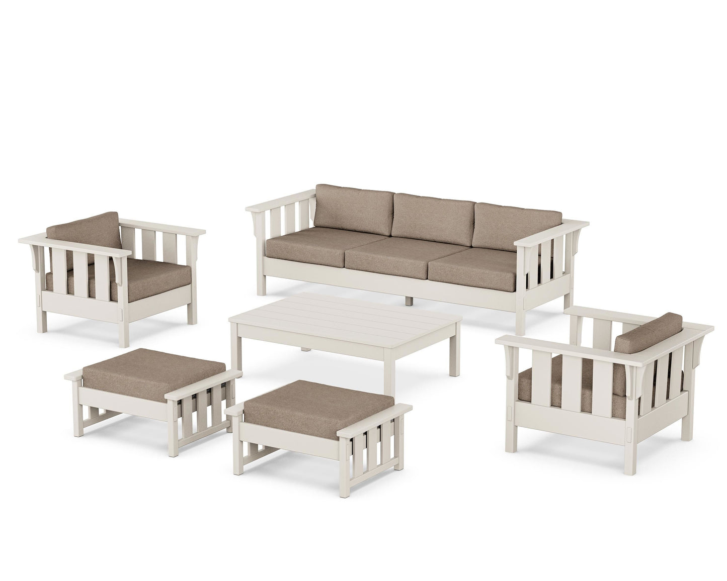 Acadia 6-Piece Lounge Sofa Set
