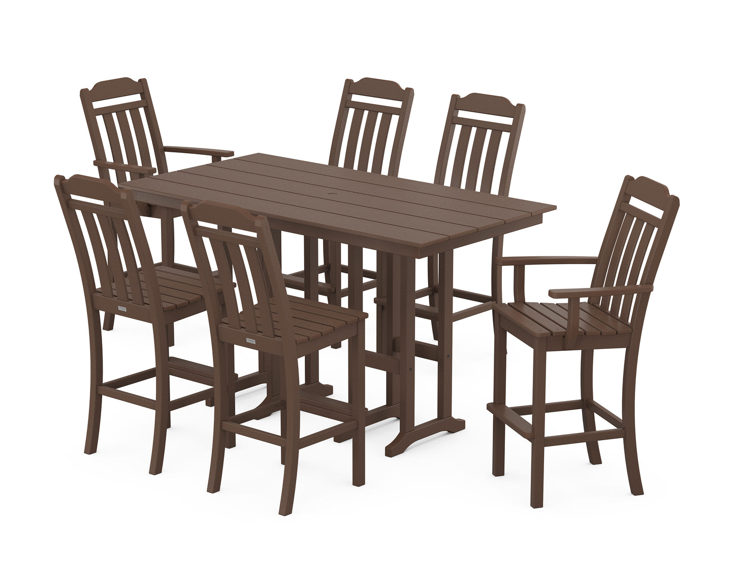 Cottage 7-Piece Farmhouse Bar Set